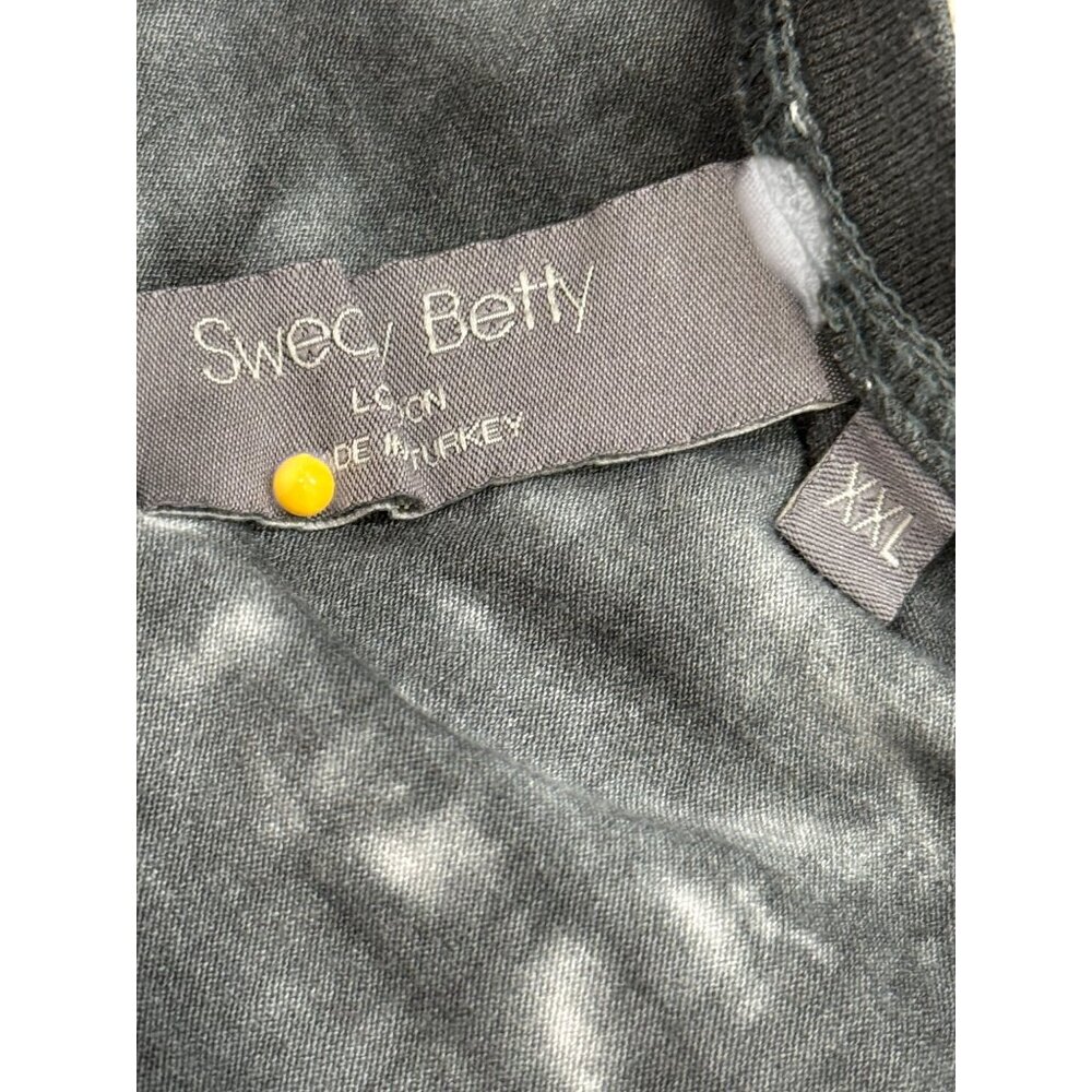 Sweaty Betty Take It Easy Tie Dye Dress Black Gray Sleeveless Womens Size US 16 - Picture 4 of 9
